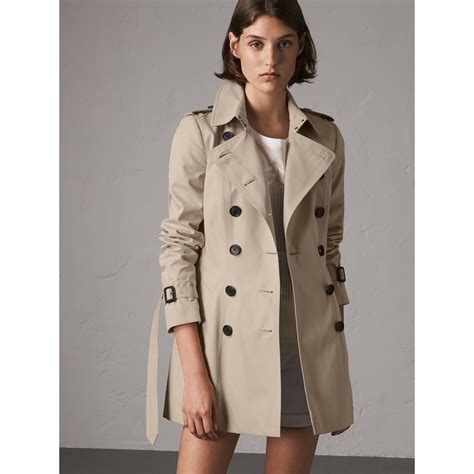 trench corto burberry donna|burberry trench coat women.